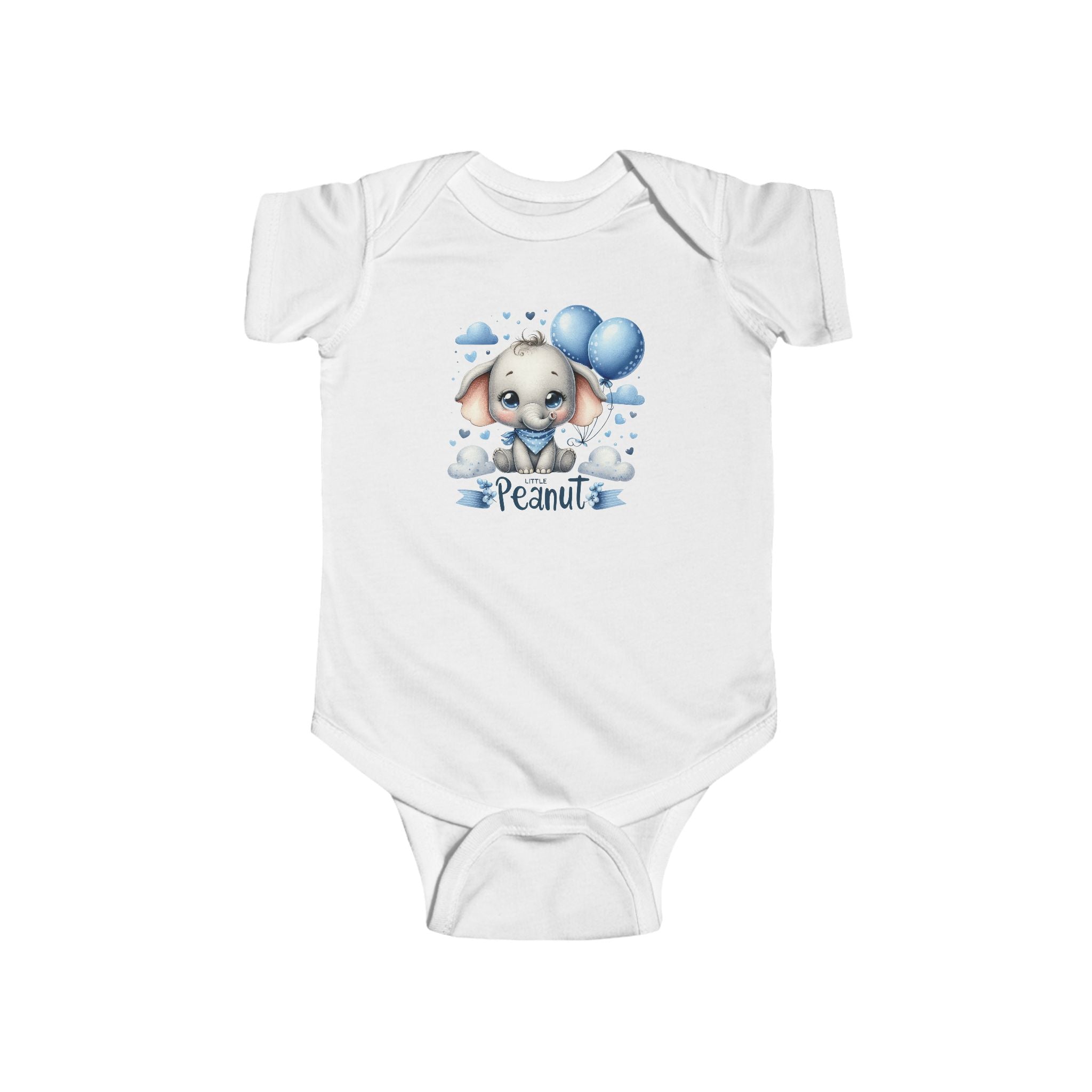 Little Peanut Baby Bodysuit – Cute Elephant Infant One-Piece | Baby Shower Gift