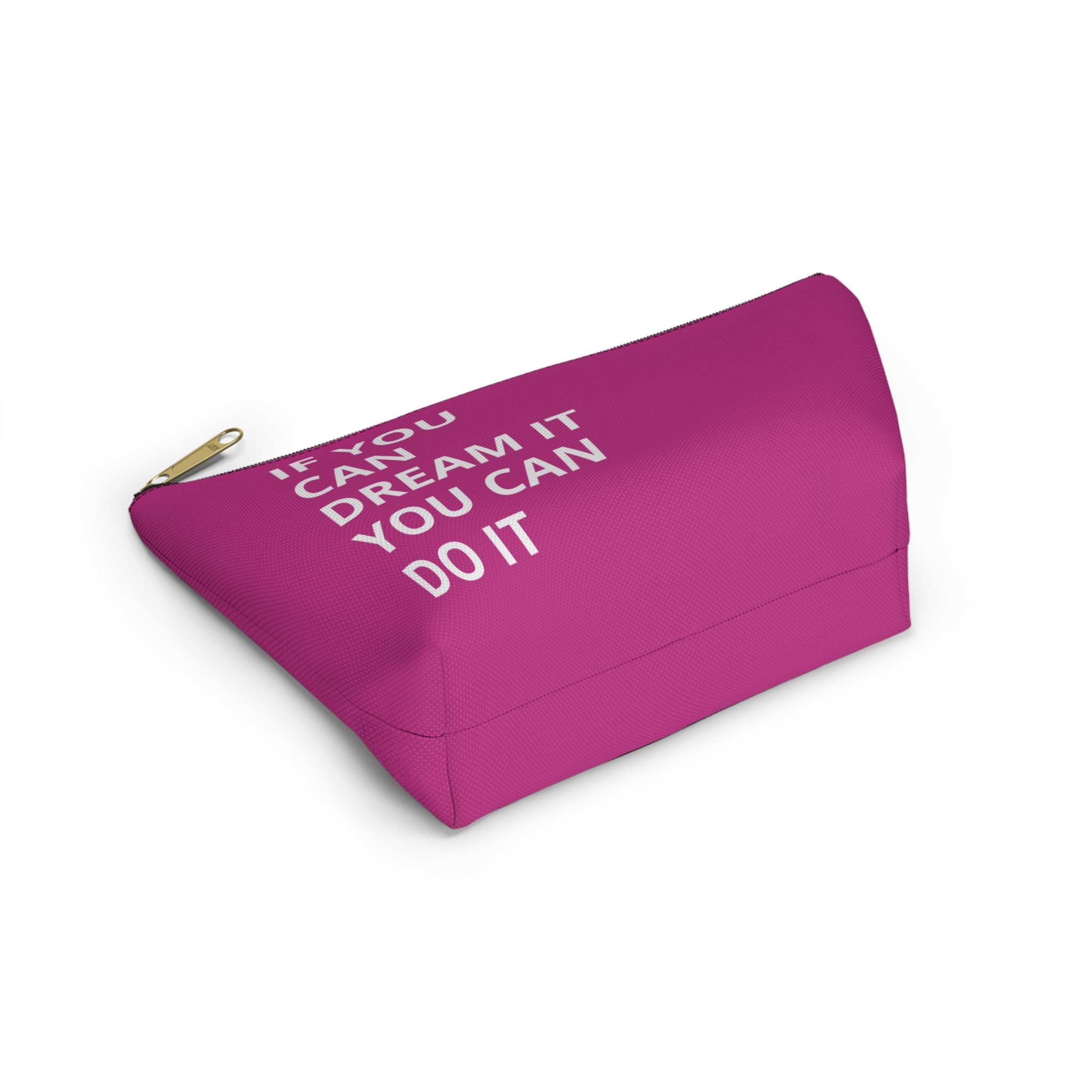 Inspirational Quote Accessory Pouch | Dream Big Makeup Bag | Motivational Gift