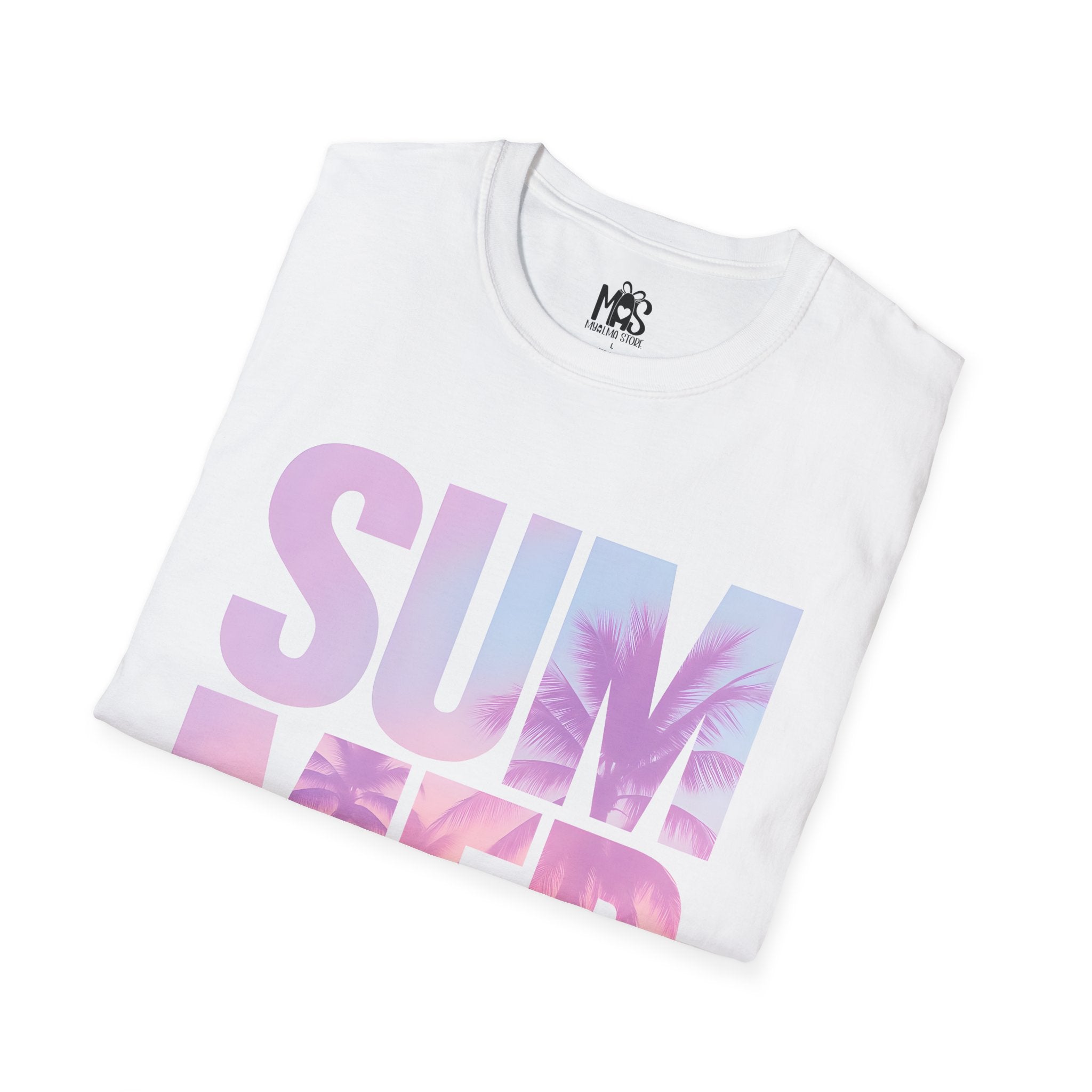 🌴 Summer Vibes Unisex T-Shirt | Pastel Sunset Graphic Tee