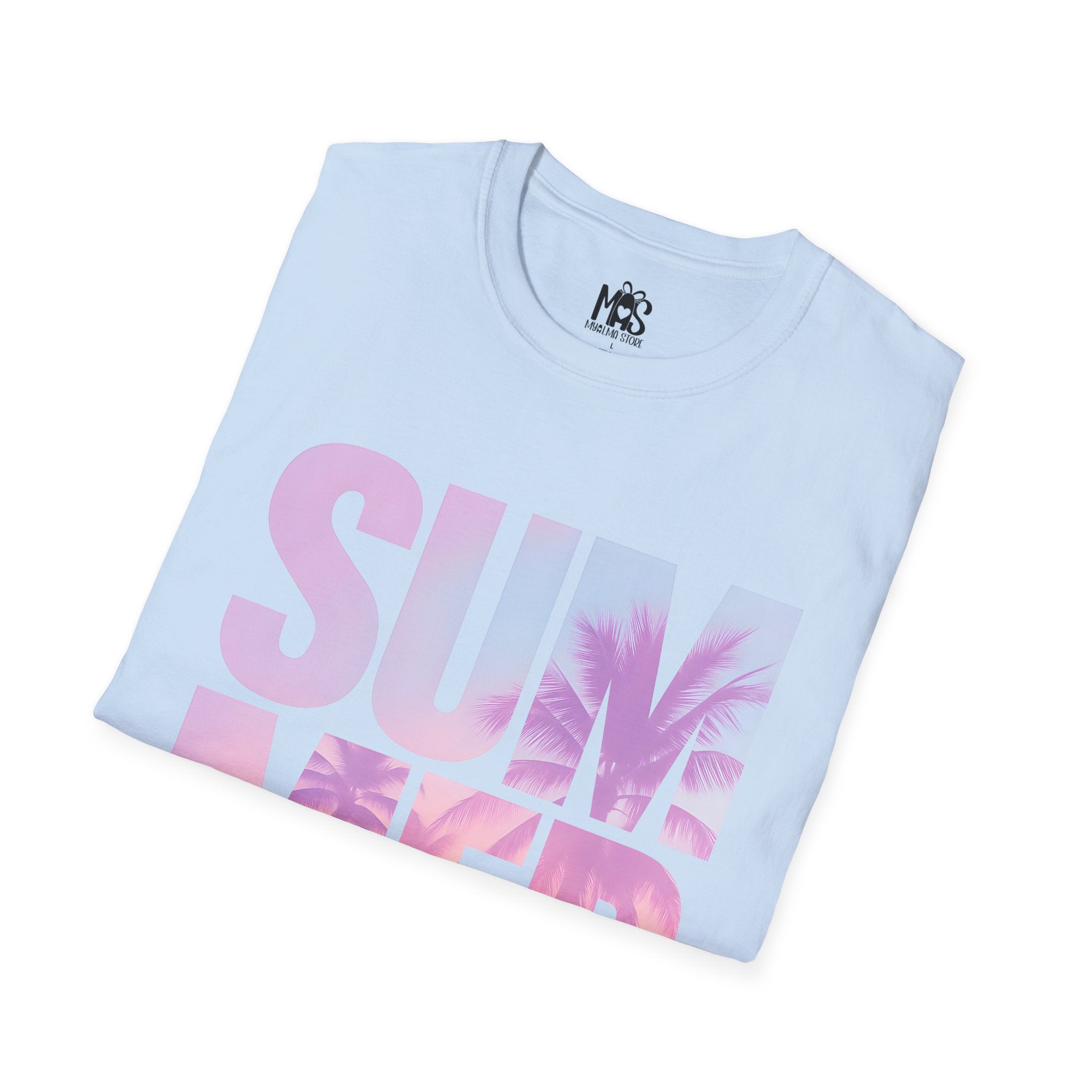 🌴 Summer Vibes Unisex T-Shirt | Pastel Sunset Graphic Tee