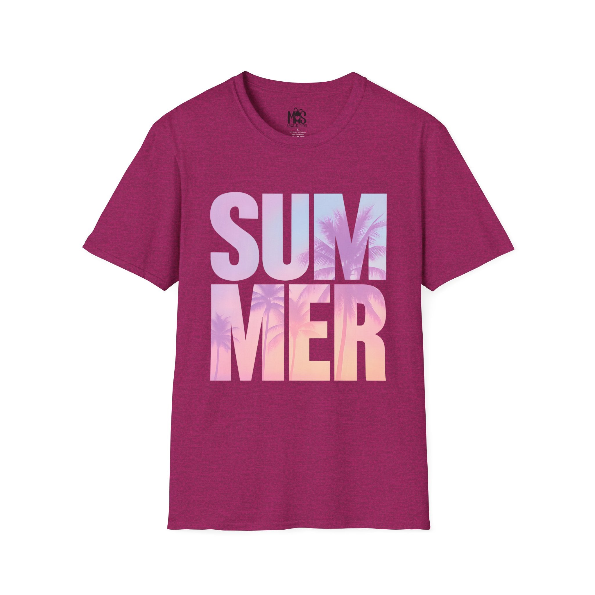 🌴 Summer Vibes Unisex T-Shirt | Pastel Sunset Graphic Tee
