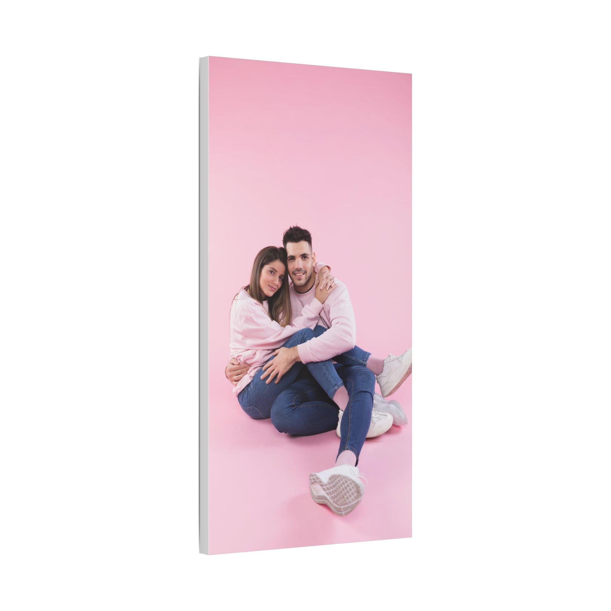 Gallery-quality stretched canvas showcasing vibrant photo prints on premium cotton canvas with a solid wood support.