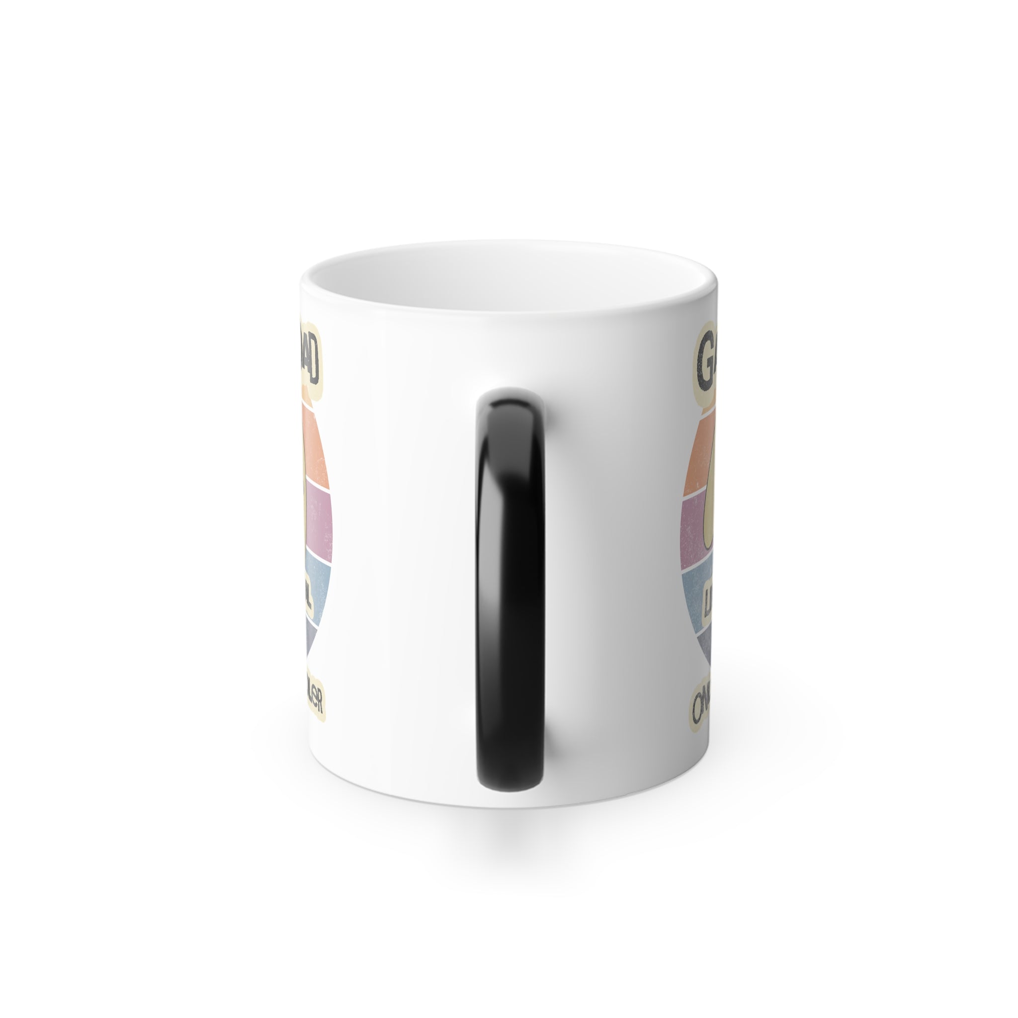Gamer Dad Coffee Mug – Heat-activated design appears when filled with a hot beverage