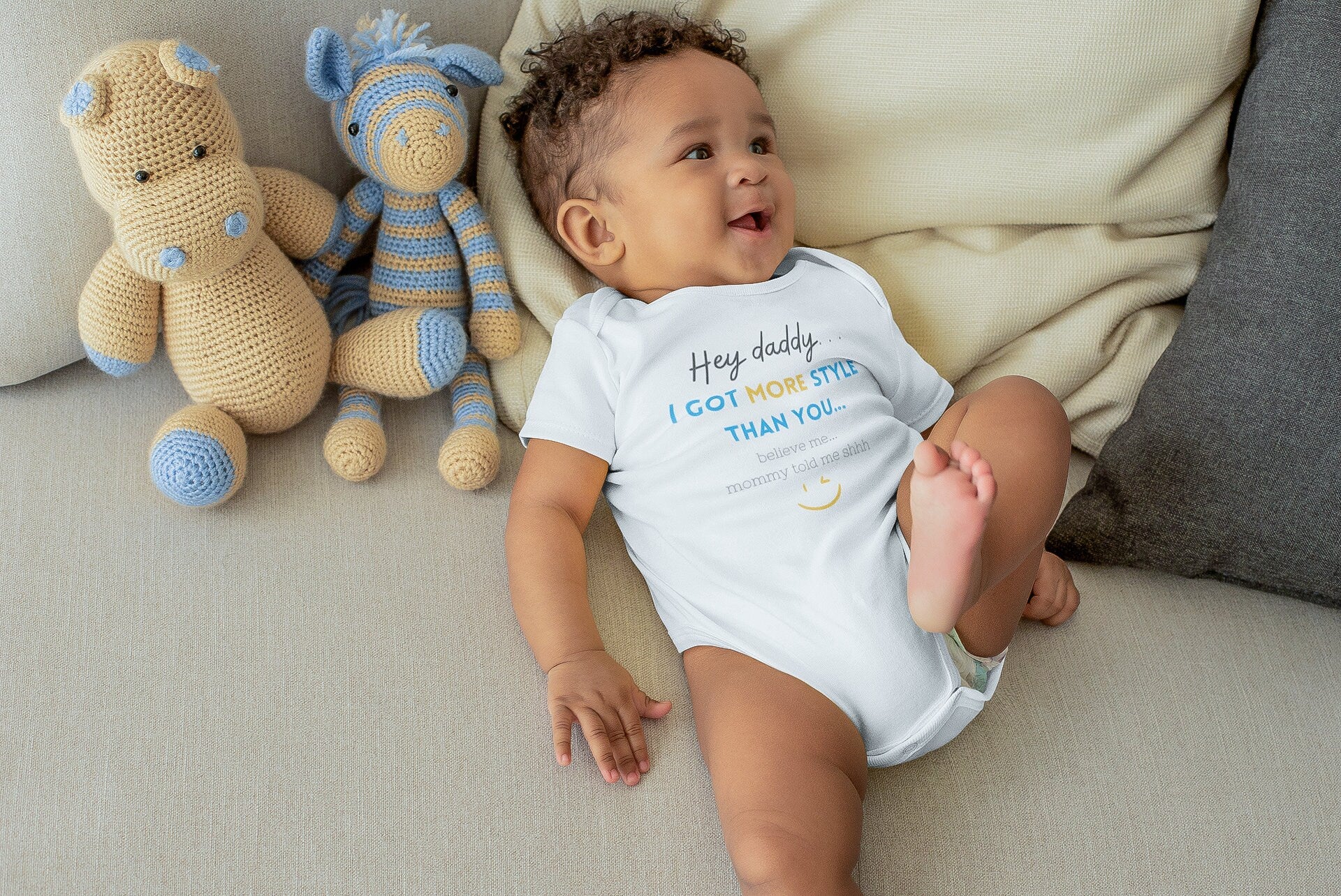 Bodysuite for babies, cute presents for birthday, father day, ocasions