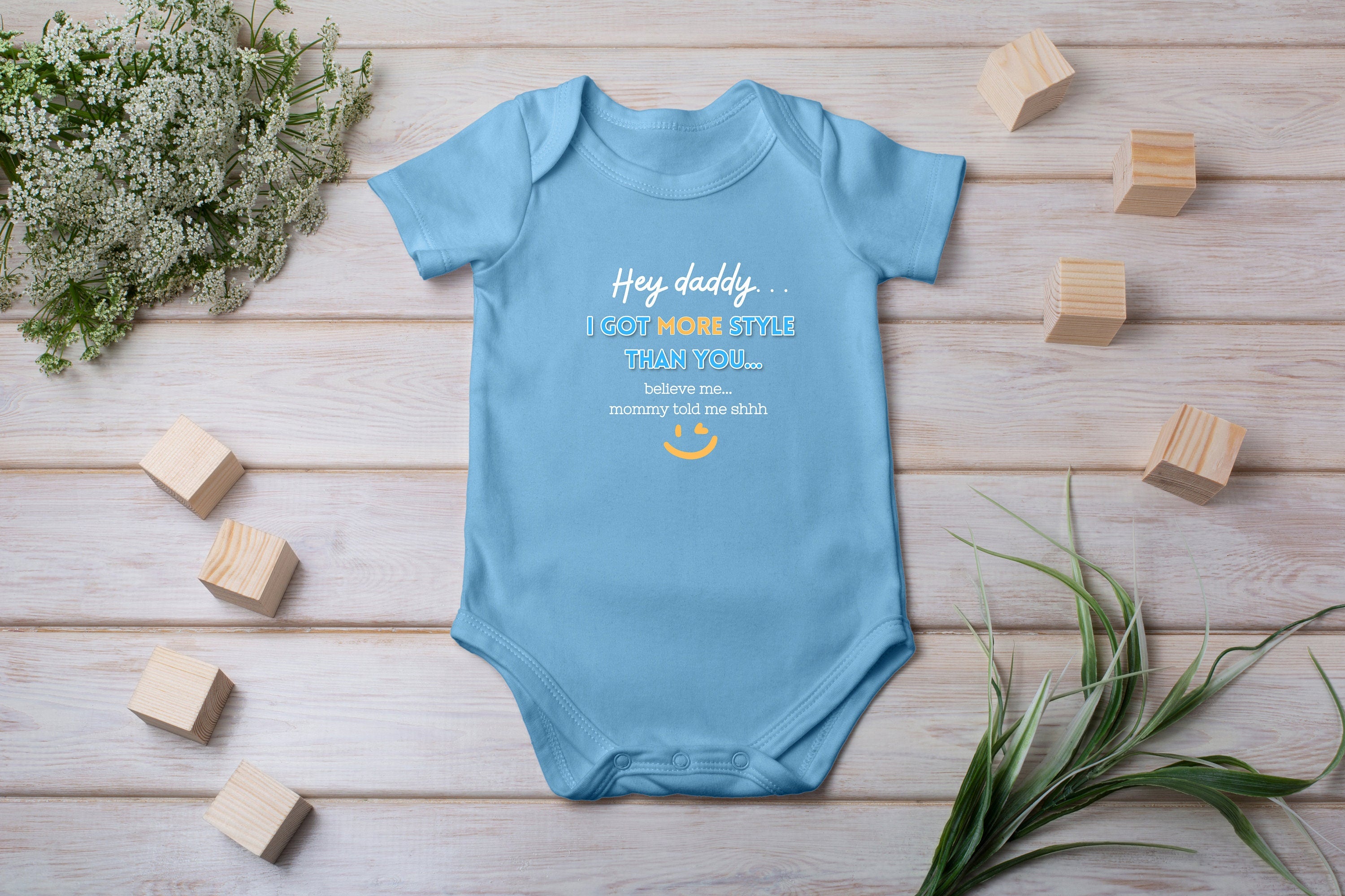 Bodysuite for babies, cute presents for birthday, father day, ocasions