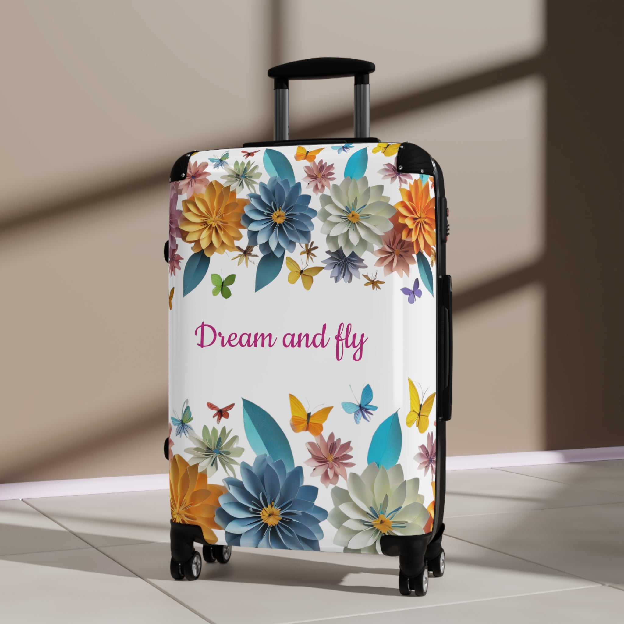 Suitcase dream and fly