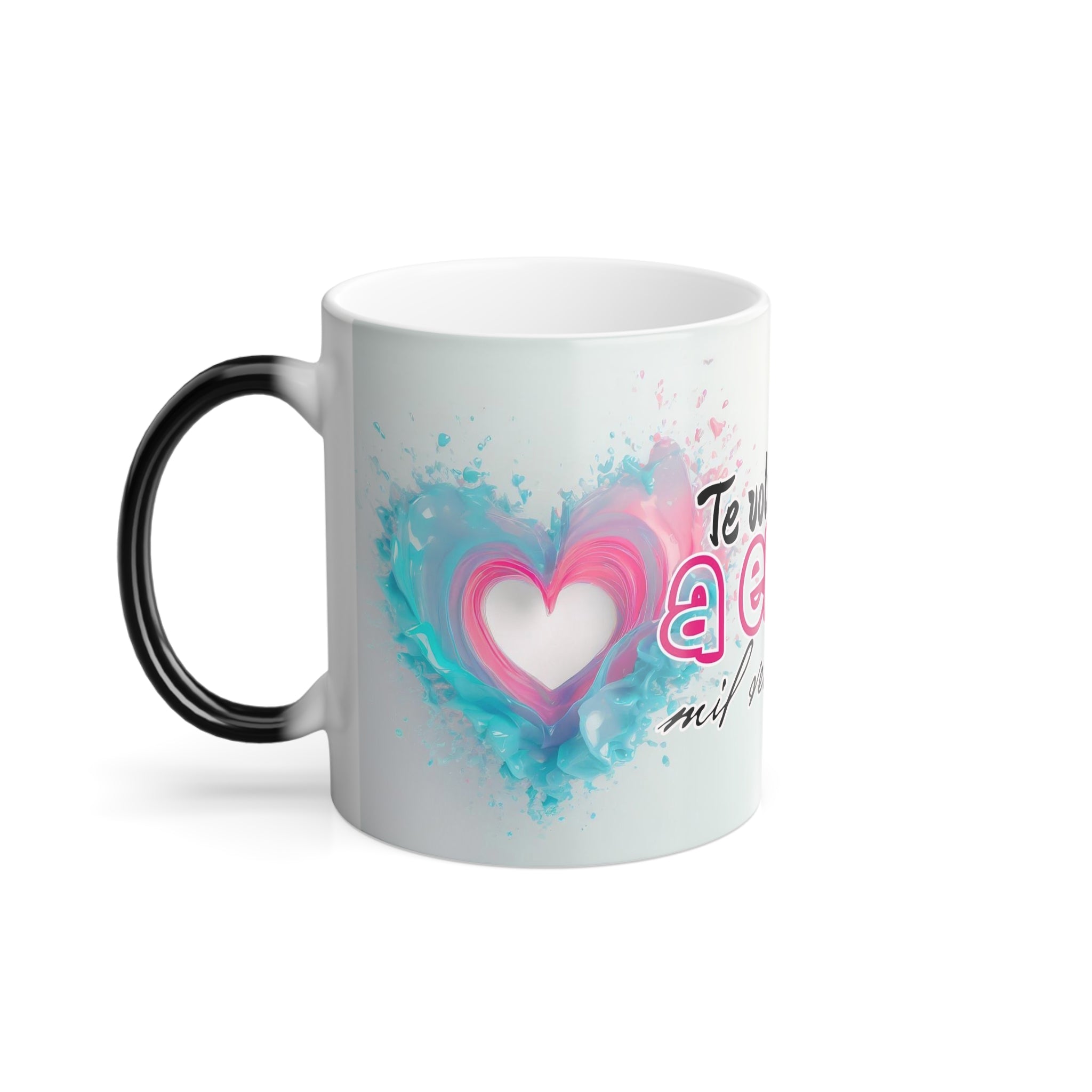 Color Morphing ceramic Mug, 12 and 15 oz, te volveria a elegir mil veces mas