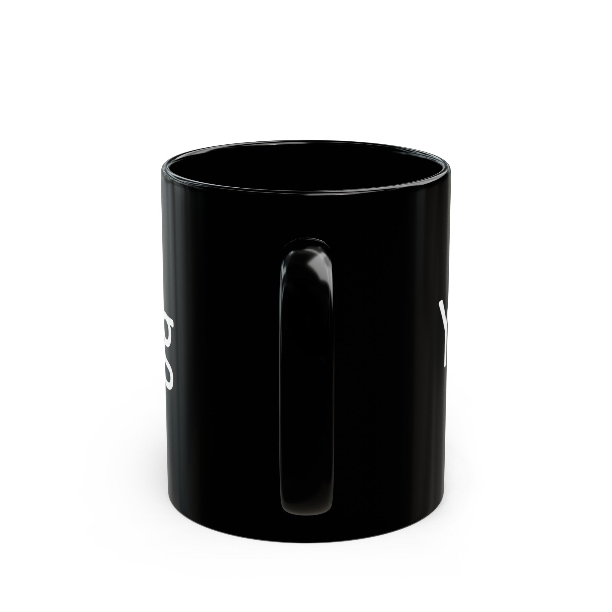 Mug noir personnalisé