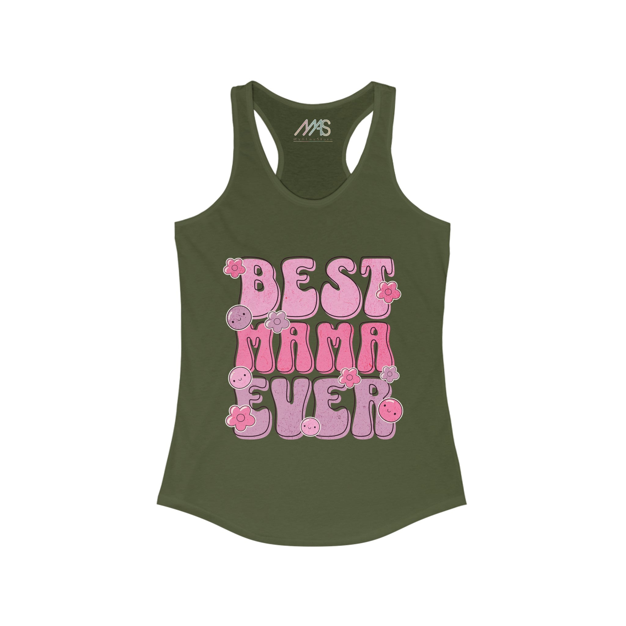 Women's Ideal Racerback Tank Best mama ever