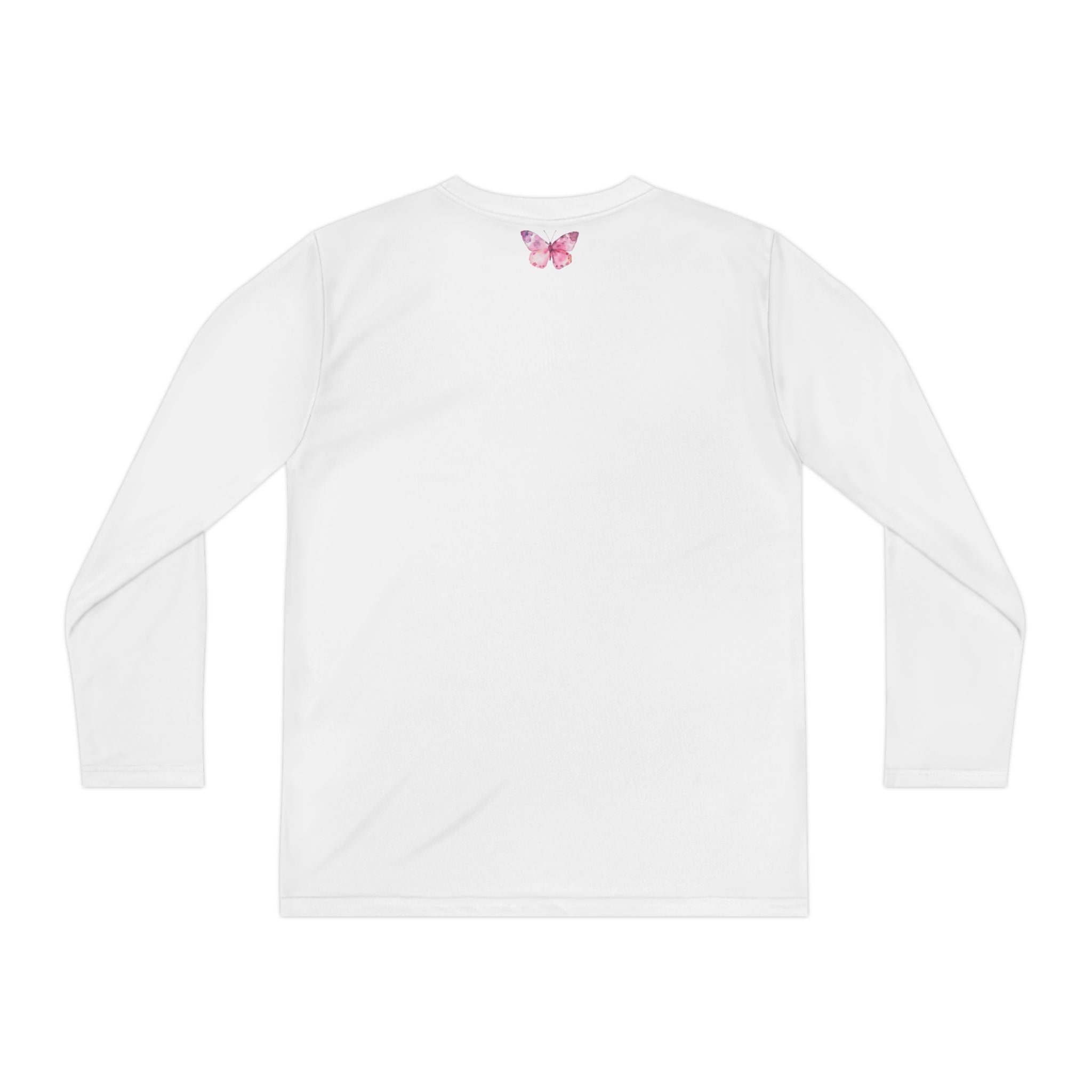 Graceful Growth: Butterfly Long-Sleeve Tee for Girls