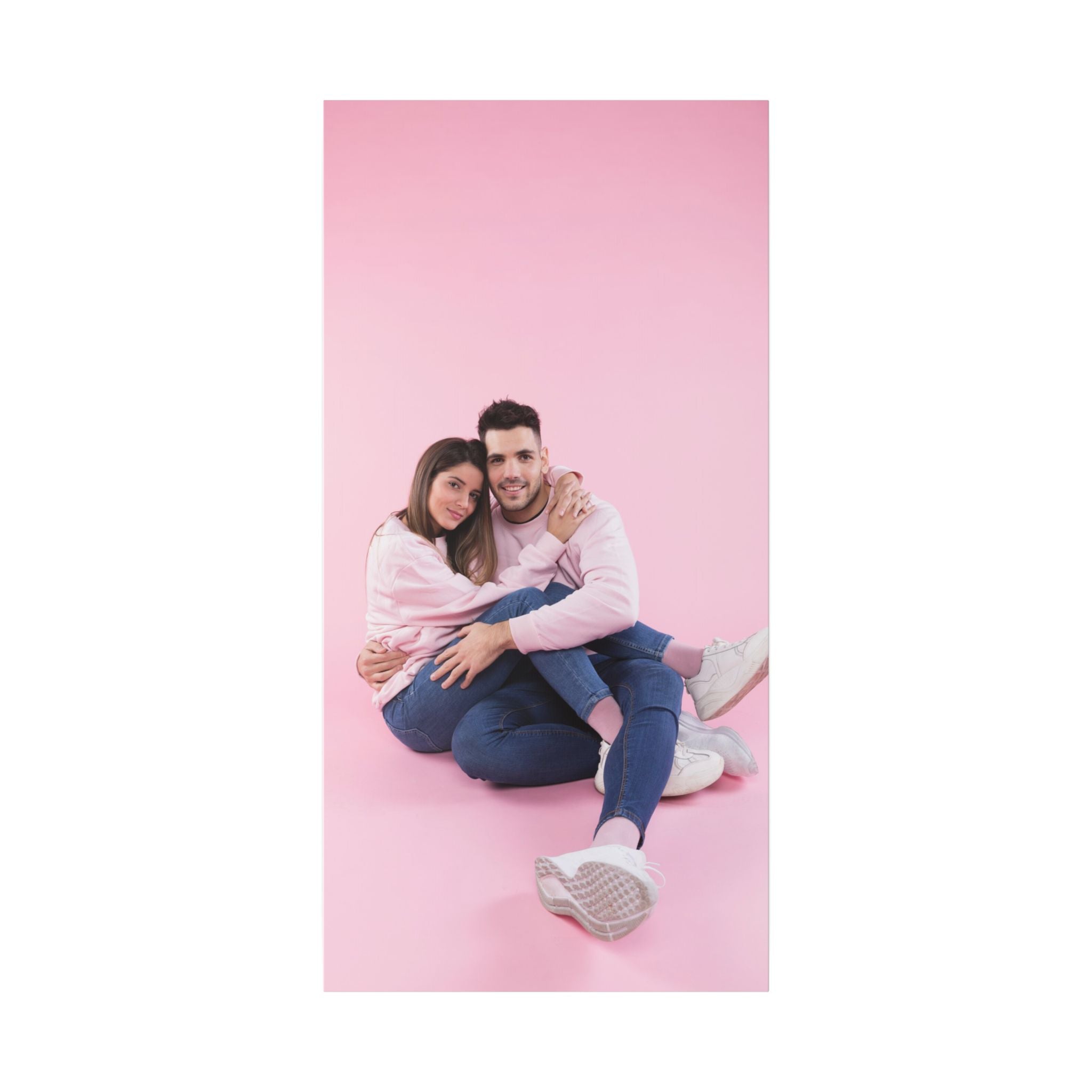 Fully customizable stretched canvas print on premium cotton, mounted on a durable wood frame for lasting vibrancy.