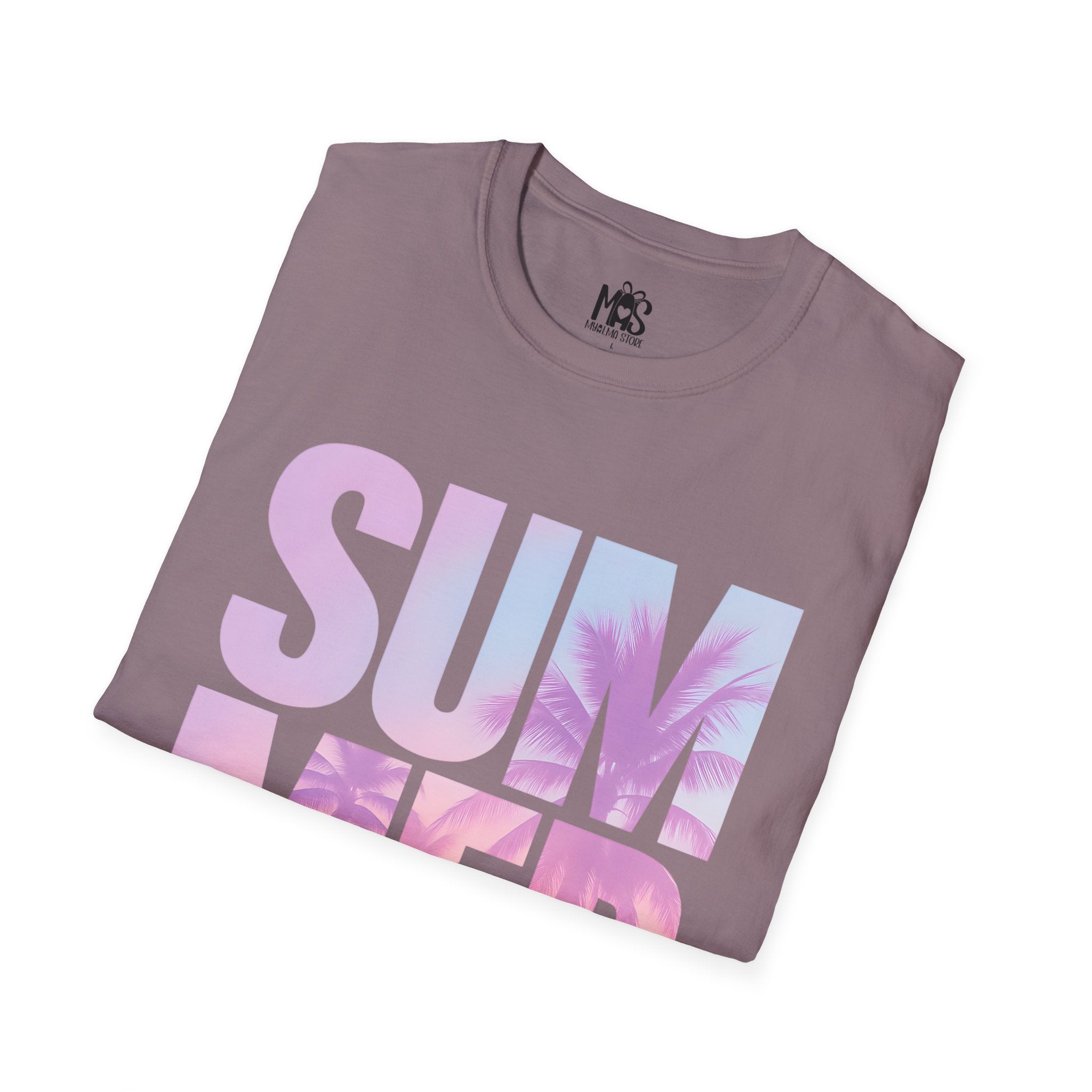 🌴 Summer Vibes Unisex T-Shirt | Pastel Sunset Graphic Tee