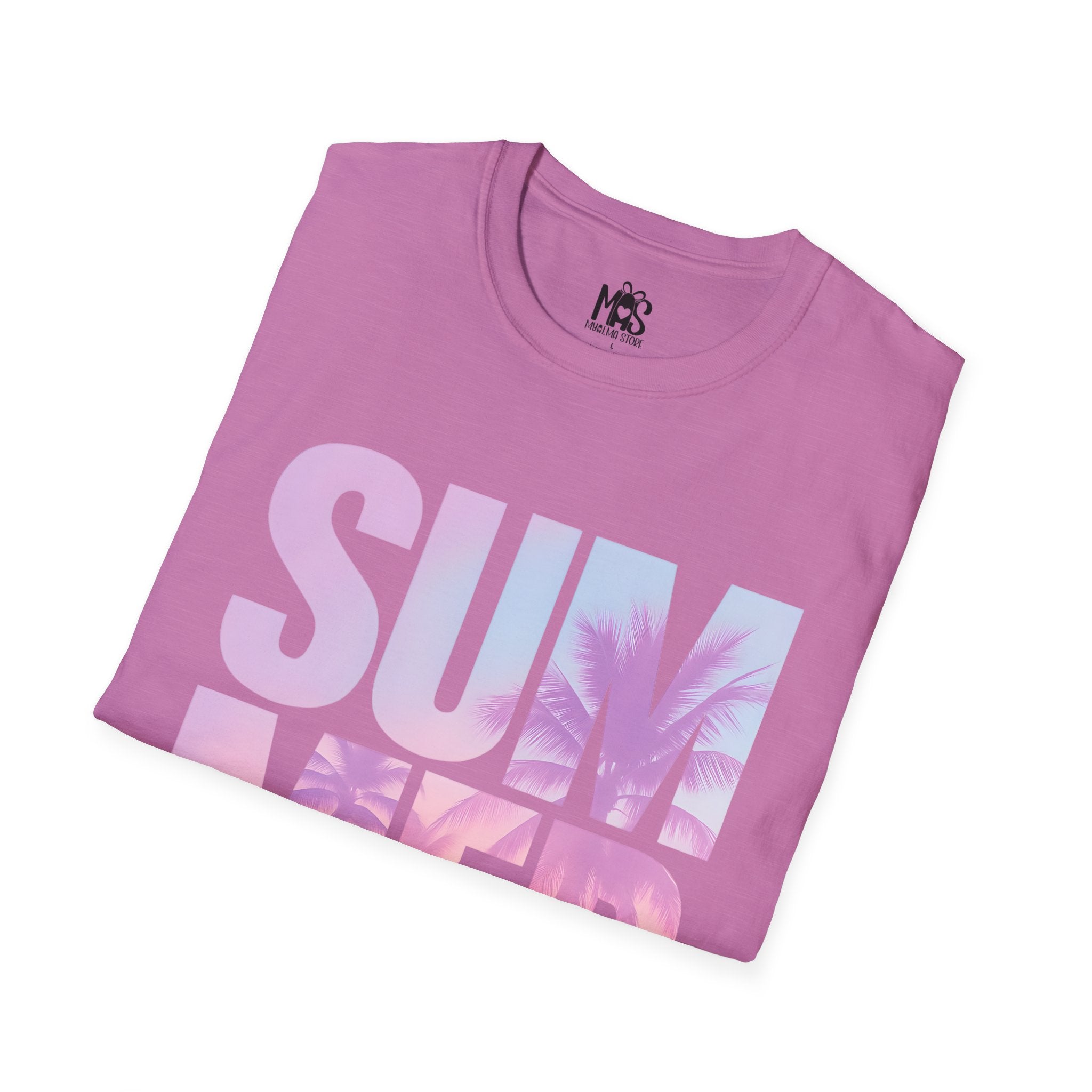 🌴 Summer Vibes Unisex T-Shirt | Pastel Sunset Graphic Tee