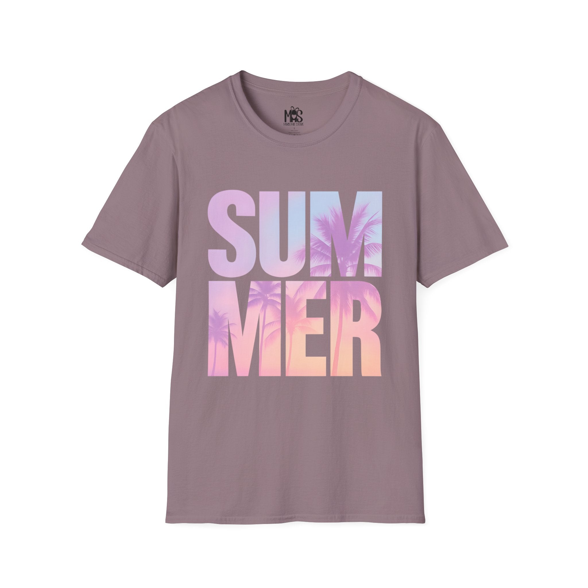 🌴 Summer Vibes Unisex T-Shirt | Pastel Sunset Graphic Tee