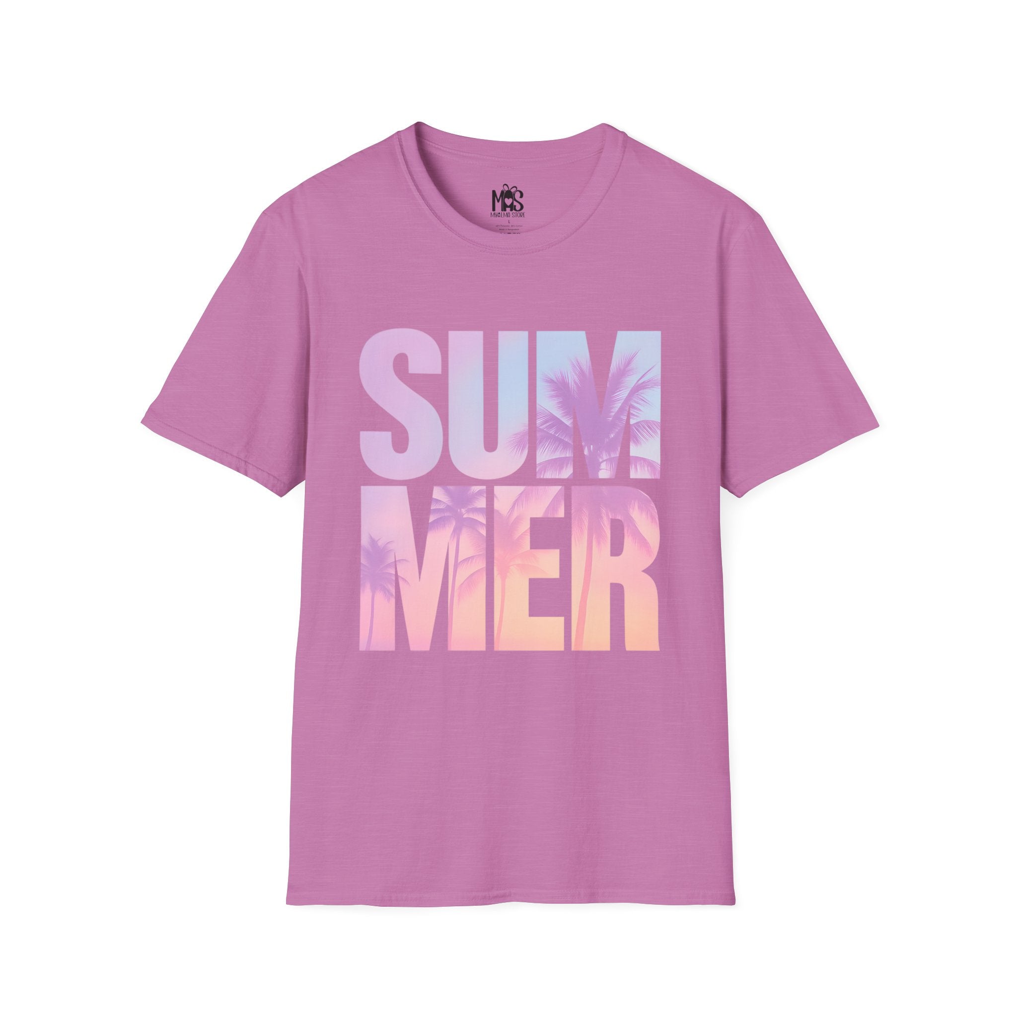 🌴 Summer Vibes Unisex T-Shirt | Pastel Sunset Graphic Tee