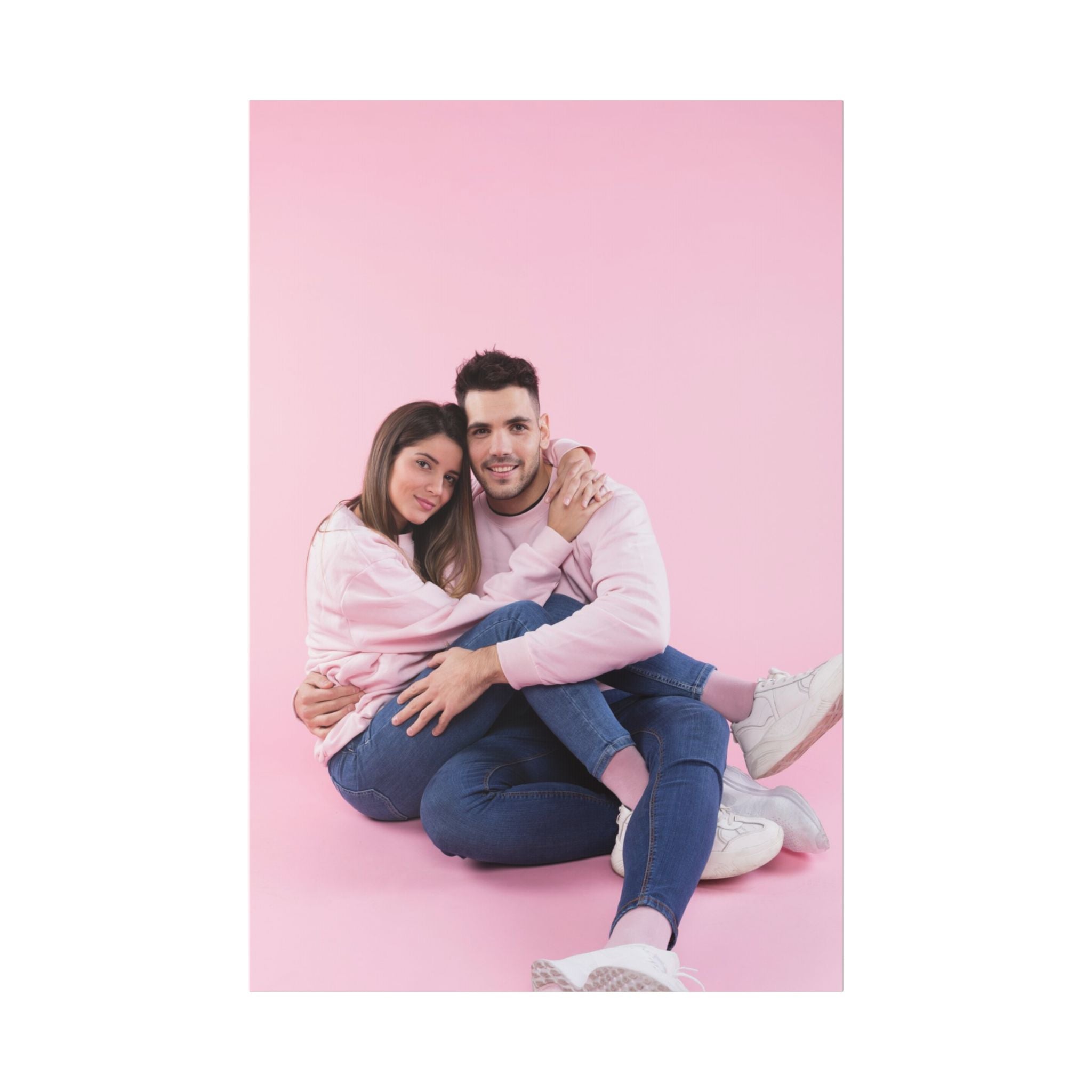 High-resolution print on classic cotton canvas, expertly stretched over a robust wooden frame for a sleek, modern look