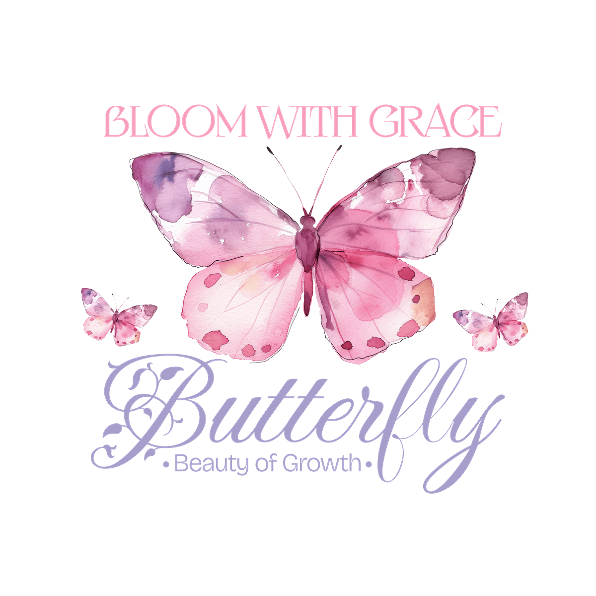 Graceful Growth: Butterfly Long-Sleeve Tee for Girls