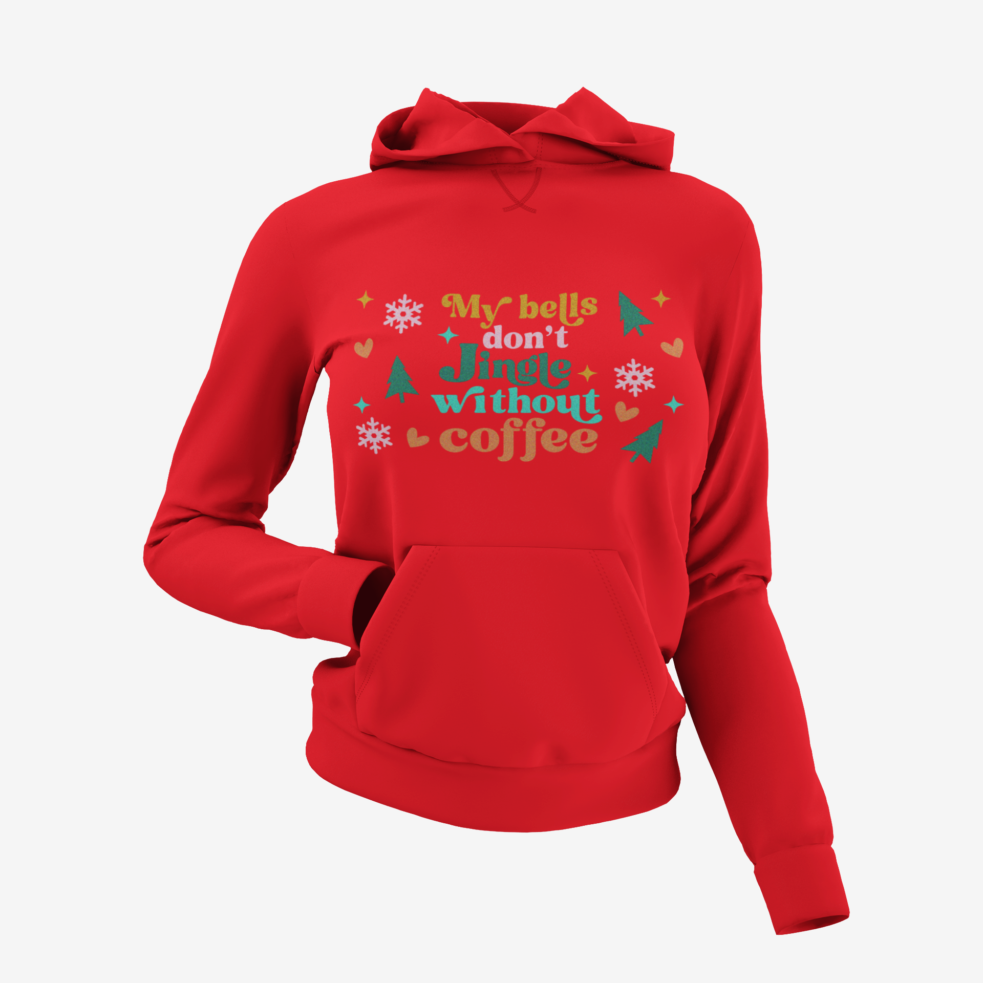 Hoodie 'My Bells Don’t Ring Without Coffee': Style and Energy for Every Day